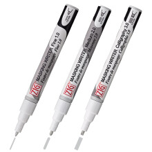 Kuretake Zig Watercolor Masking Fluid pen 3pcs set, Fine, Medium, and Chisel tip, Ideal for watercolor paint, Caligraphy, Lettering, Illustration and