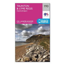 Taunton & Lyme Regis Map | Chard & Bridport | Ordnance Survey | OS Landranger Map 193 | England | Walks | Cycling | Days Out | Maps | Adventure