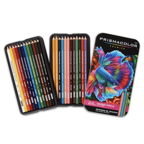 Prismacolor Premier Colored Pencil Set 24/Tin