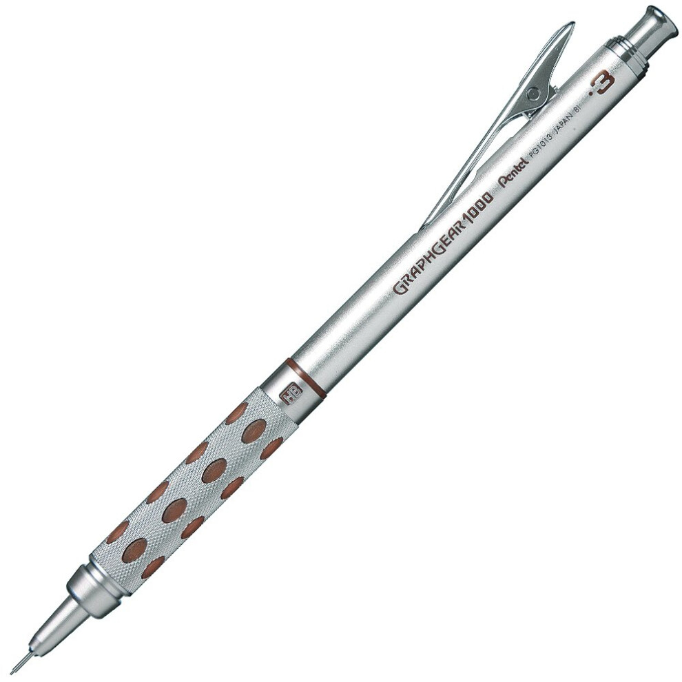Pentel Graphgear 1000 Mechanical Drafting Pencil 0.3Mm (Pg1013) Brown