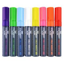 STATIONERY ISLAND Chalk Pens for blackboard, Liquid Chalk Markers for Chalkboard and Glass, Wipeable Chalk pens for Window Drawing,8 Colours