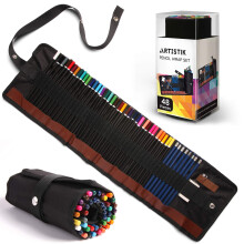 ARTISTIK Coloured Pencil Set - (47 Pieces) 3.5 mm Artist Grade Drawing & Sketching Colored Pencils for Adults, Colouring, Professional Sketching with