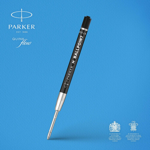 Parker Parker Ballpoint Pen Refills | Medium Point | Black QUINKflow Ink | 20 Count 1