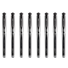 uni-ball UM-153S Gel Impact Broad Rollerball Pens - 1mm Nib, 0.6mm Line Width - Black Ink (8)