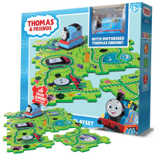 Thomas the Tank Engine Train Set for 3+ Year Old Boys with 50 Track Combinations - Motorised Track Playset with 6 Puzzle Pieces - Thomas & Friends