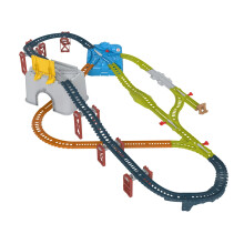 Thomas & Friends Toy Train Tracks Set, Connect & Build Bucket, 34-Piece Expansion Pack for Diecast & Motorized Trains, Kids Ages 3+ Years, HNP81