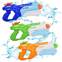 Quanquer Water Pistol for Kids - 3 Pack 600ML Powerful Water Gun 32ft Long Range Pump Super Water Soaker Blaste Gun for Adults Summer Swimming Pool