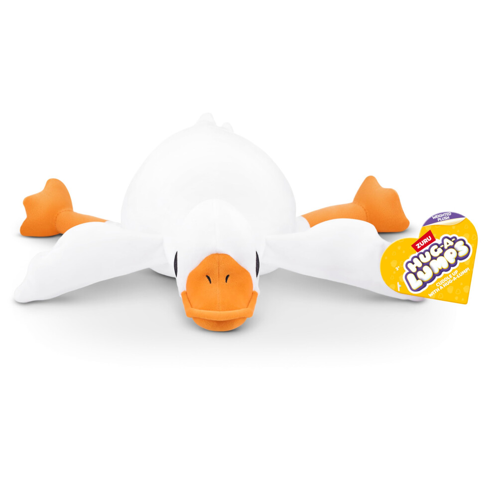 Hug-A-Lumps Goose (Mav), Weighted Plush, Medium (35 Cm), 1.5 Kg, Brown Box, (Goose)
