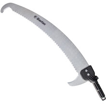 Darlac Expert Razor Tooth Hand Saw ? Tree Pruning Saw with Attachment for Extendable Pole ? Garden Saw with Easy Pull-Back Action - SK5 High Carbon