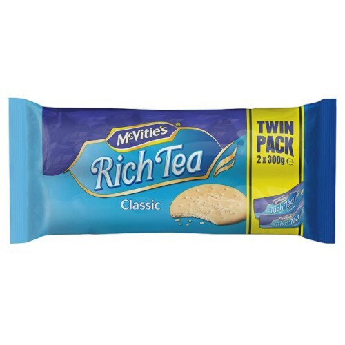 McVities McVitie's Twin Pack Classic Rich Tea Biscuits, 600g
