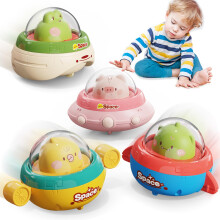 NUMBERFUN 4PCS Animal Cars Toddler Toys, Baby Toys 6 to 12 Months, Press and Go Cars for 1 Year Old Boys, First Birthday Gift