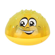 (YellowLight(Light Only)) Electric Infant Children Induction Spray Ball Light Bathroom Play Toy Water Bath