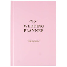 Hochzeitsplanungsbuch Hardcover Spiral Tagebuch für Verlobung Brautparty Geschenke Hochzeitserinnerungen Pink 2023 Edition
