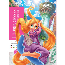 Mystery Colouring - Princesses Vol. 2: Reveal iconic Disney characters with colour by number