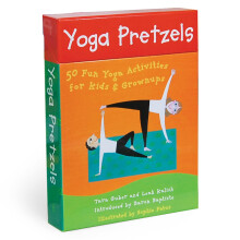 Yoga Pretzels: 50 Fun Yoga Activities for Kids and Grownups (Yoga Cards): 50 Fun Yoga Activities For Kids & Grownups