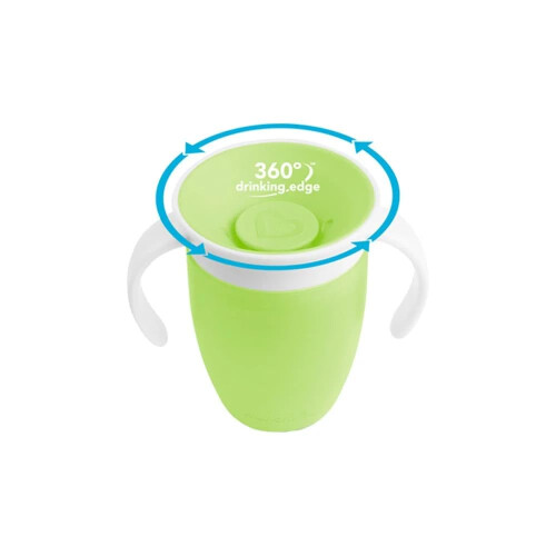 Munchkin Munchkin Miracle 360 Degree Trainer Cup (207 ml, Green) 2
