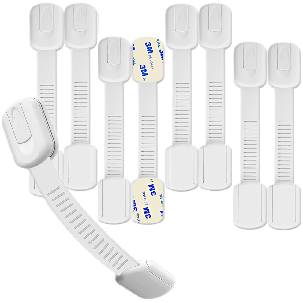 Child Safety Locks,8 Pack Adjustable Cupboard Locks For Hion