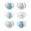 Tommee Tippee Tommee Tippee Nighttime Soothers, 6-18m, 6 Pack, Glow in The 1