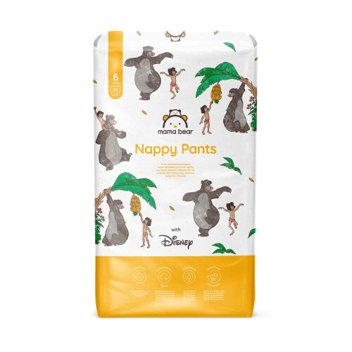 Amazon Brand - Mama Bear Disney Nappy Pants, Size 6 (15+ kg)