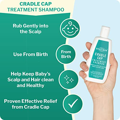 Dentinox Cradle Cap Treatment Shampoo for Babies, 125 millil 2