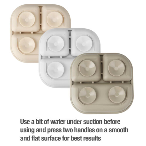 PandaEar 3 Pack Baby Suction Plates for Weaning with Spoons, 2