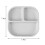 PandaEar 3 Pack Baby Suction Plates for Weaning with Spoons, 4