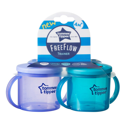 Tommee Tippee Tommee Tippee Free Flow Trainer Cup with Handles, BPA-Free, 1