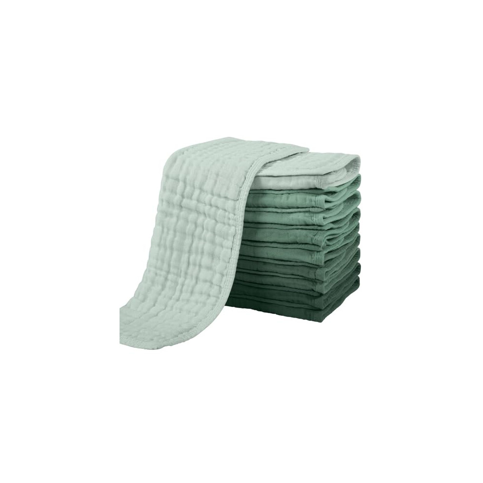 Muslin Cloths Pack Of 10 Muslin Nappies Burp Cloths Yoofoss