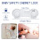 Septeamay Cupboard Locks for Children 8 Pack, Child Locks fo 2