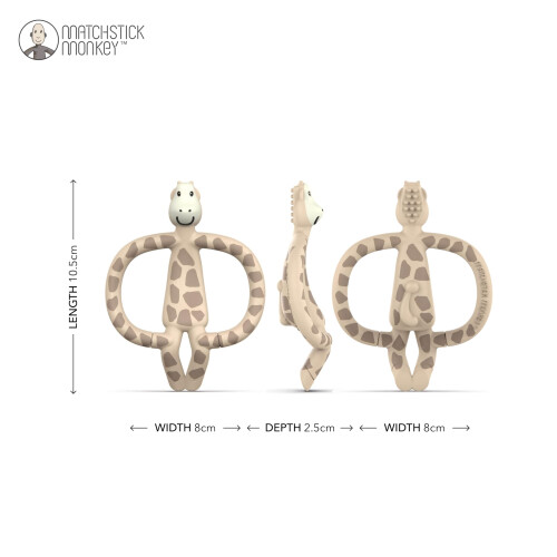 Matchstick Monkey, Antimicrobial Silicone Teether & Gel Appl 1