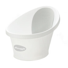 Shnuggle Newborn Baby Bath | Built in Support Bump and Soft
