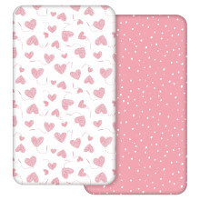 2 Pack Cot Sheets, 100% Microfiber- Breathable, 120 x 60cm C