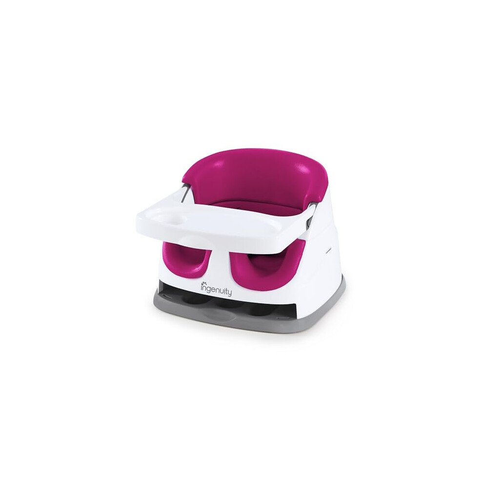 Ingenuity, Baby Base 2-in-1 Seat, Pink Flambe, Booster Chair