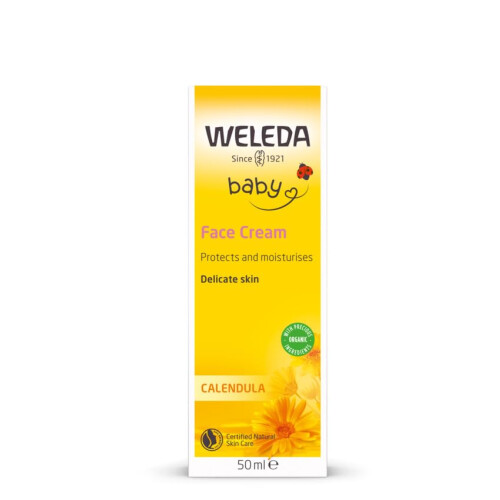 Weleda Weleda Baby Face Cream, Calendula Moisturiser, Moisturising 1
