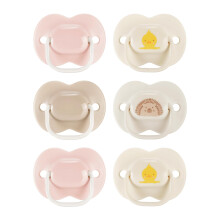 Tommee Tippee Anytime Soothers, 0-6m, 6 Pack, Symmetrical Te