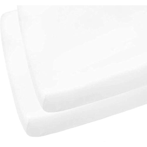 DTEX HOMES 2 x Cot Bed Sheets Super Soft Breathable Polycott