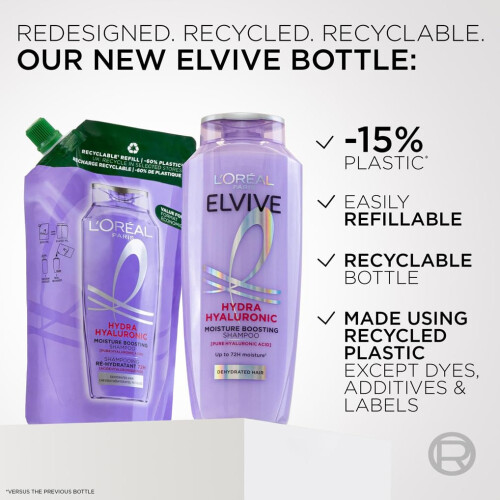 L’Oréal Paris L'Oréal Paris Elvive Hydra Hyaluronic Moisture Boosting Sham 2