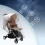 Bemece Universal Rain Cover for Pushchair Stroller Buggy Pra 3