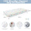 Cot Bed Sheets Fitted – 4 Pack Baby Sheets, Soft Microfibre, 4
