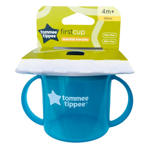 Tommee Tippee Tommee Tippee Free Flow First Cup Sippy Cup with Fold-Down, 1