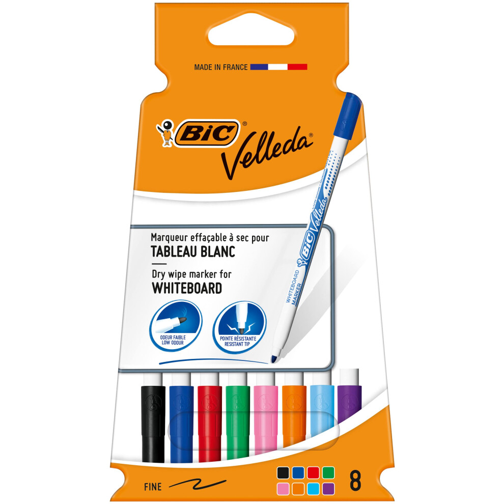 Bic Velleda 1721 Ecolutions, Dry Erase Whiteboard Pens Ideal For
