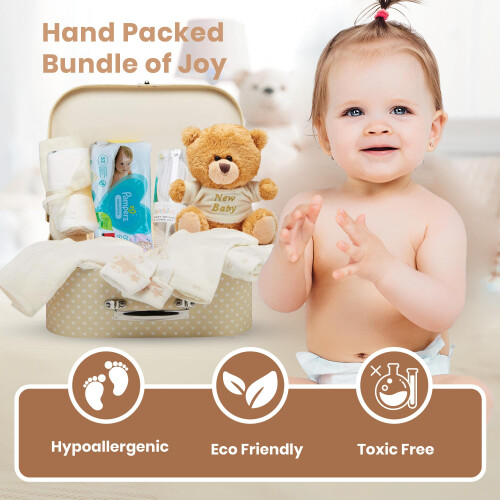 Baby Box Shop - Premium Baby Shower Hamper, Keepsake Box wit 2