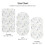 Moses Basket Sheets 82X41cm, Baby Bassinet Sheets Pram Sheet 2