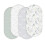 Moses Basket Sheets 82X41cm, Baby Bassinet Sheets Pram Sheet 1