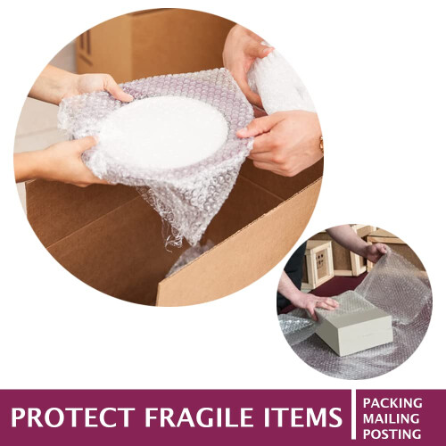 Bubble Cushioning Wrap for Packaging and Mailing, Heavy Small Air 2