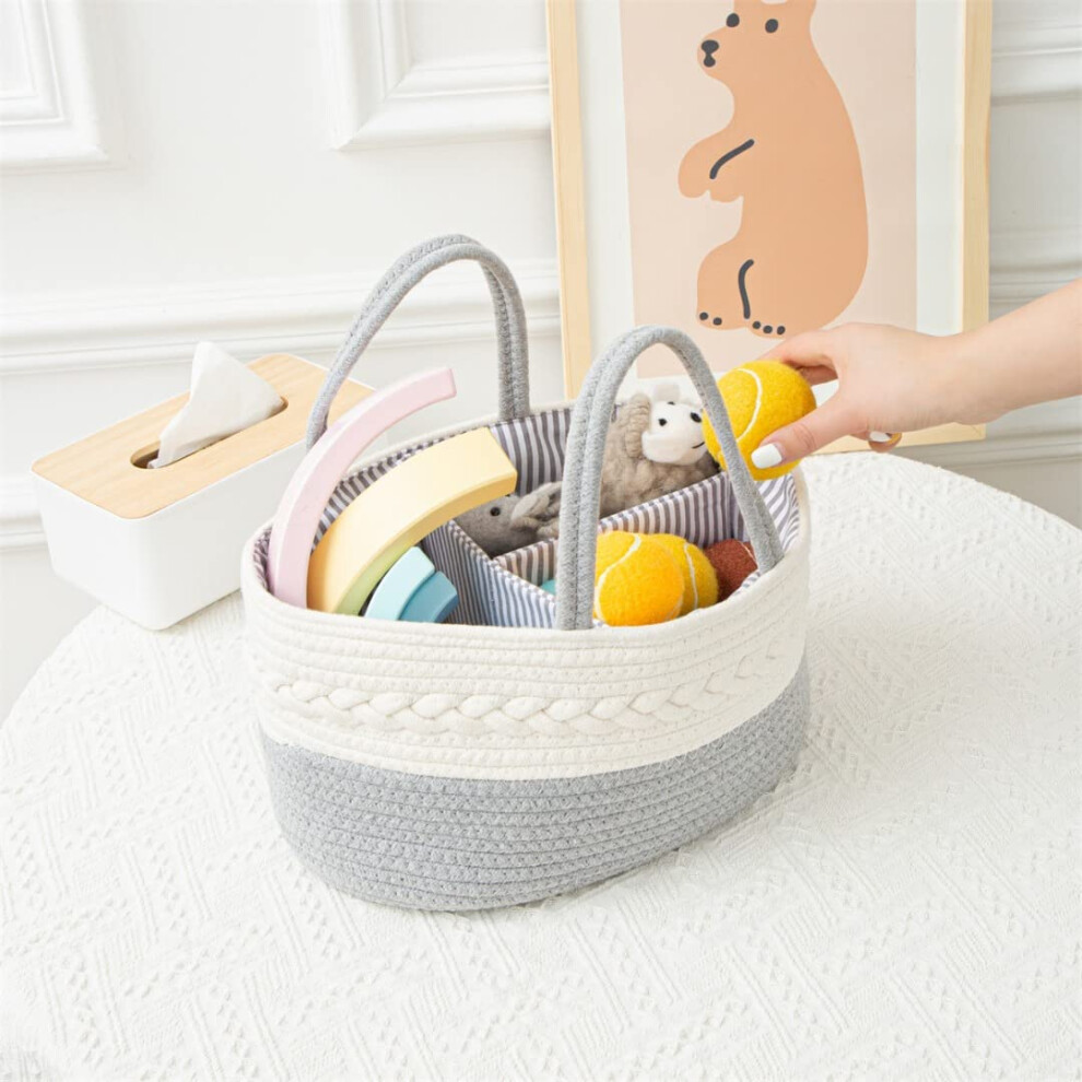 Nappy Caddy Organiser - Sturdy 3Mm Thick Portable Bab Sharom