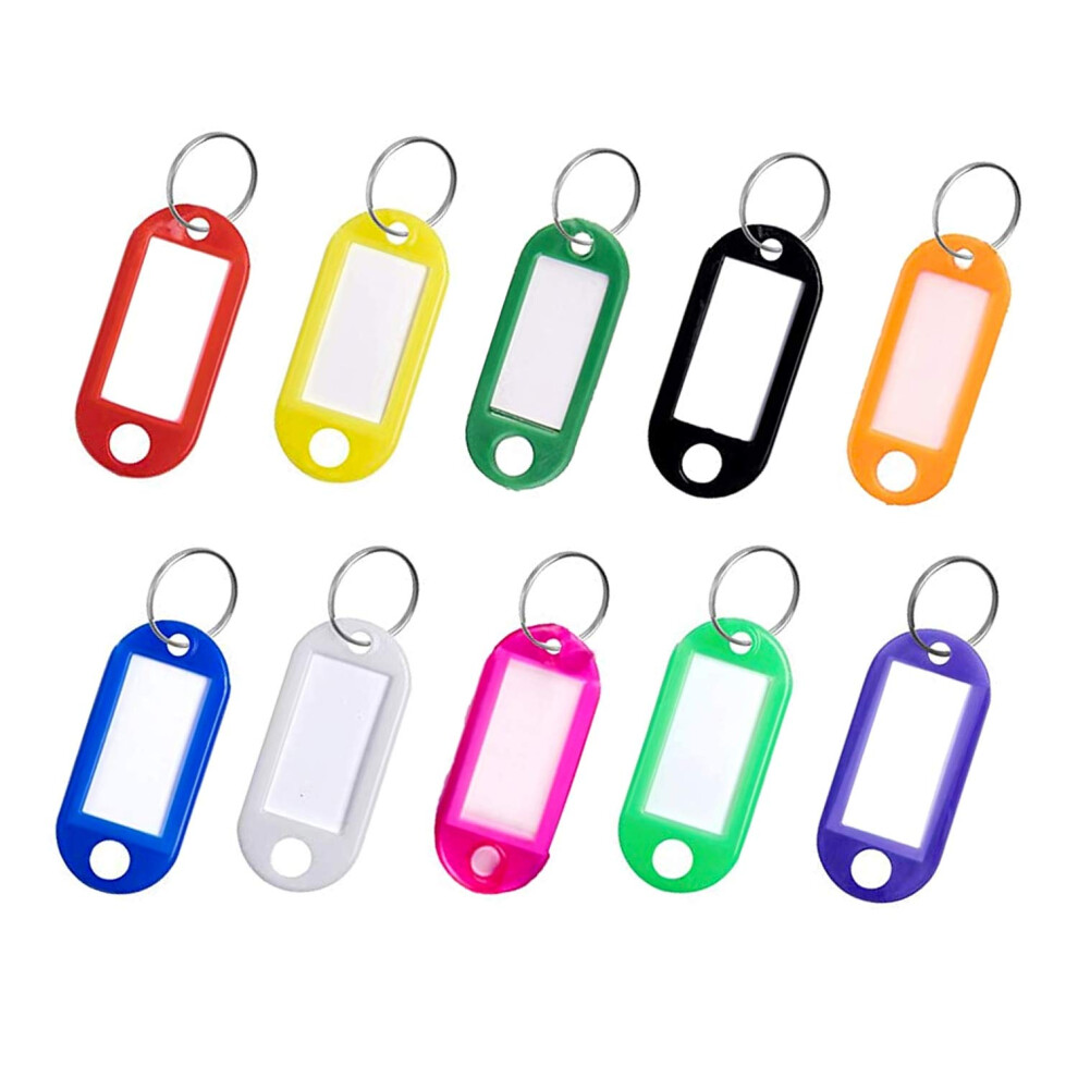 Key Tags, Pack Of 10 Key Tags With Labels Key Fobs Id Plastic Key 8183816531394