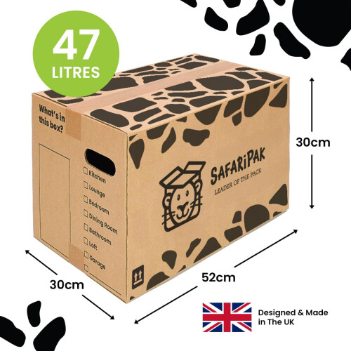 SAFARIPAK - 30 Pack Strong Large Reusable Cardboard Storage Packing 2
