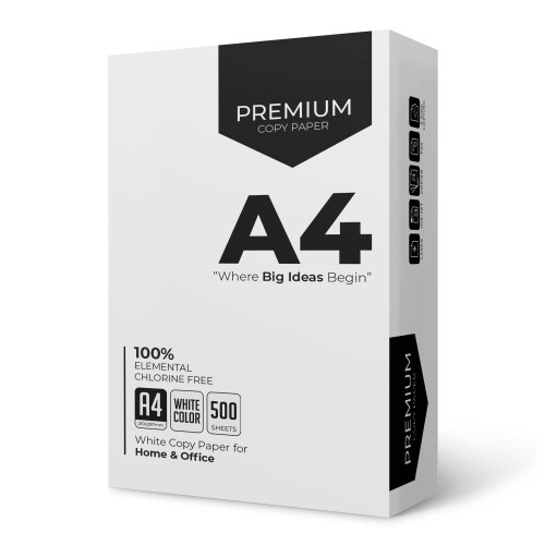 Stick Well A4 Printer Paper - 500 Sheets, White A4 Paper, Compatible