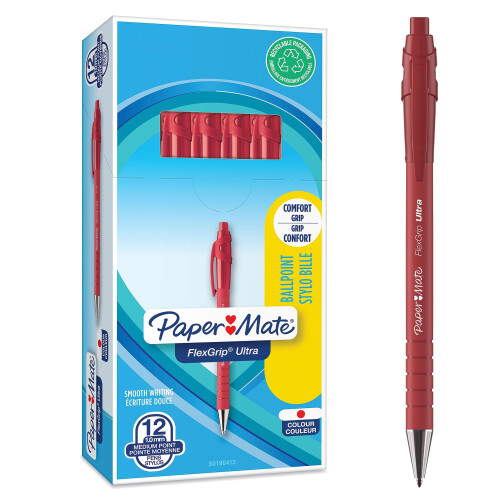 Paper Mate Paper Mate Flexgrip Ultra Retractable Ballpoint Pens | Medium Point 1